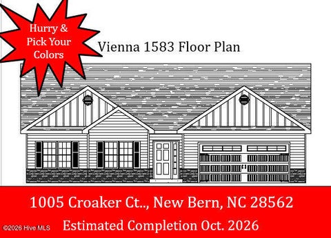 Homes For Sale - 1005 Croaker Court<br/> Craven County, New Bern, NC 28562