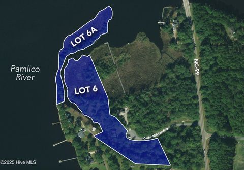 Vacant Land For Sale - LOT 6 + 6A Cedar Lane<br/> Belhaven, NC 27810