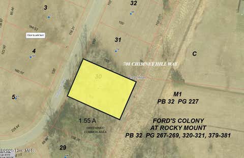 Vacant Land For Sale - 708 Chimney Hill Way<br/> Rocky Mount, NC 27804