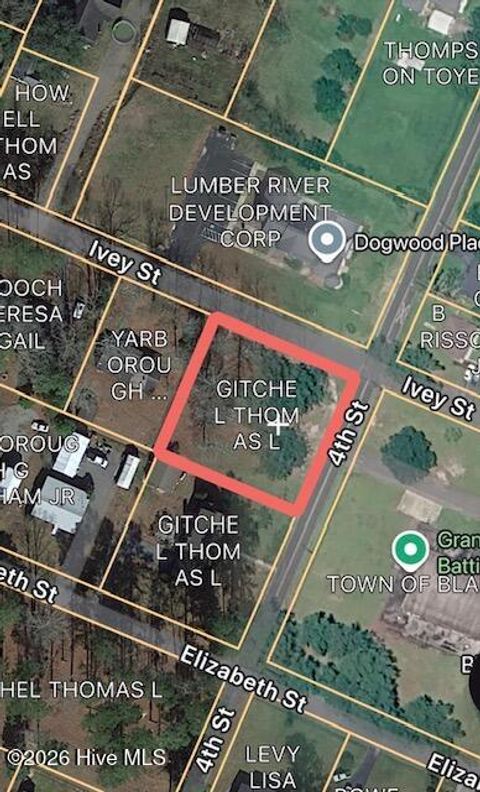 Vacant Land For Sale - 4th And Ivey Street<br/> Bladenboro, NC 28320