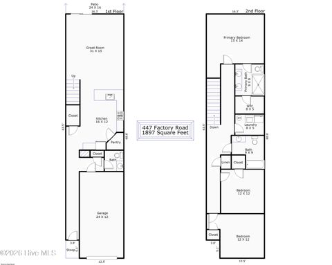 Tiny photo for 447 Factory Road, Hampstead, NC 28443 (MLS # 100557404)