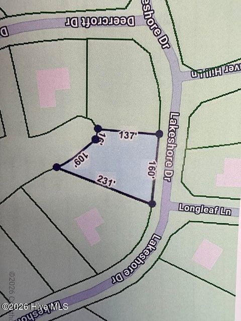 Vacant Land For Sale - 3 Lakeshore Drive<br/> Wagram, NC 28396