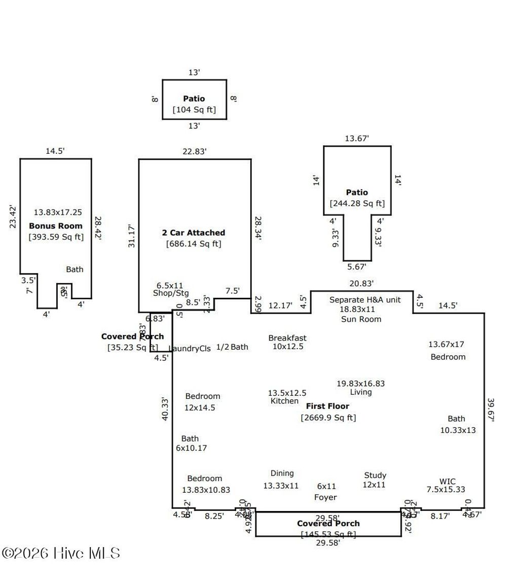Photo of 3506 Denim Court, New Bern, NC 28562 (MLS # 100563611)