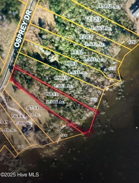 Vacant Land For Sale - 214 Osprey Drive<br/> Edenton, NC 27932