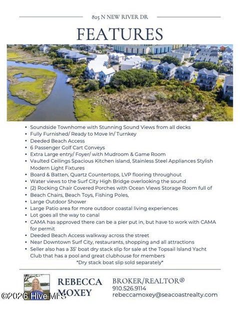 Tiny photo for 825 N New River Drive, Surf City, NC 28445 (MLS # 100608025)