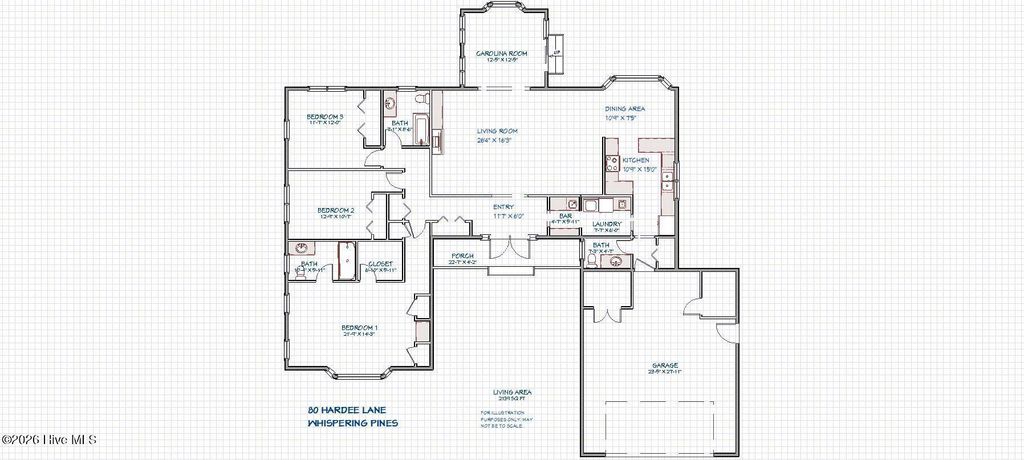 Photo of 80 Hardee Lane, Whispering Pines, NC 28327 (MLS # 100577740)