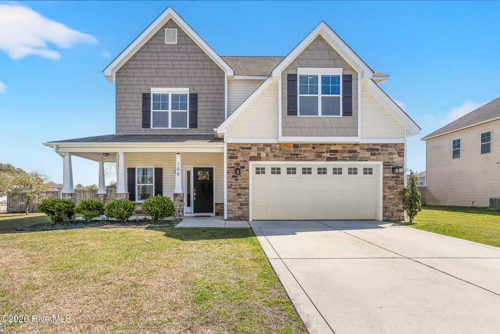 Photo of 108 Stonewater Lane, Jacksonville, NC 28546 (MLS # 100562604)