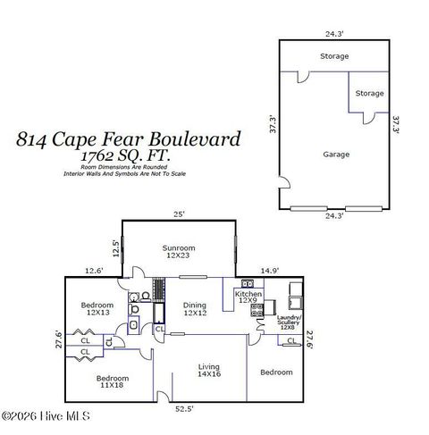 Tiny photo for 814 Cape Fear Boulevard, Carolina Beach, NC 28428 (MLS # 100560158)