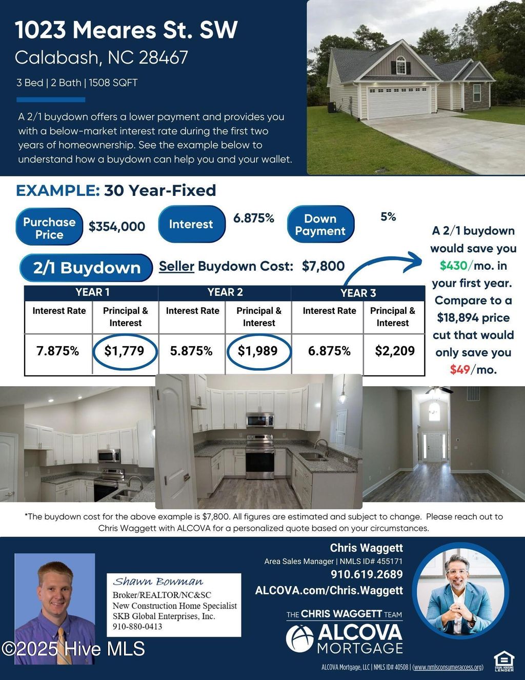 Photo of 1023 Meares Street SW, Calabash, NC 28467 (MLS # 100483169)