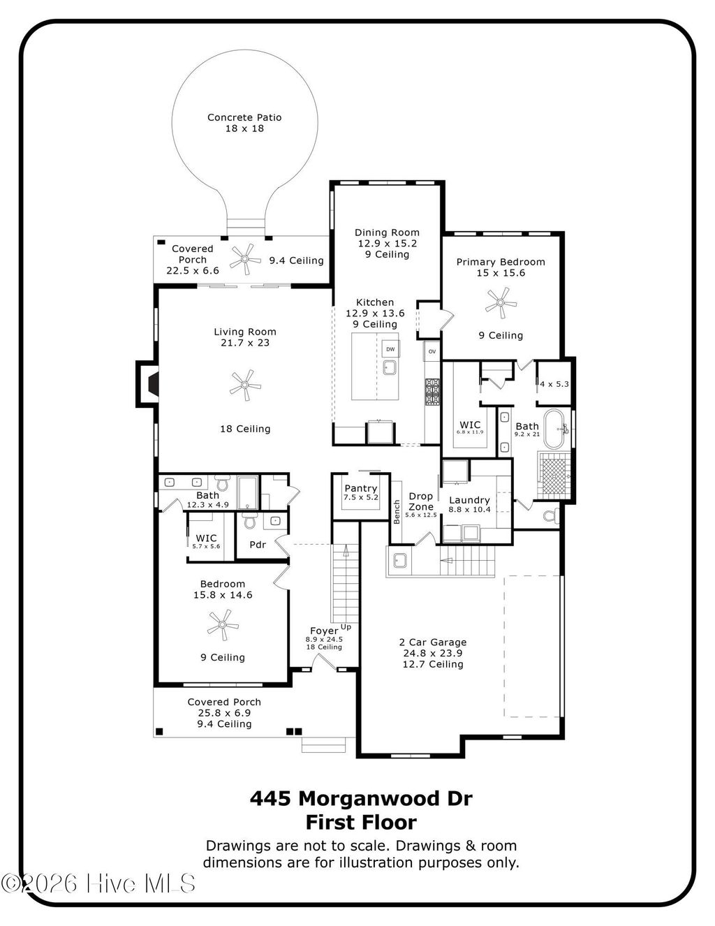 Photo of 445 Morganwood Drive, West End, NC 27376 (MLS # 100574748)
