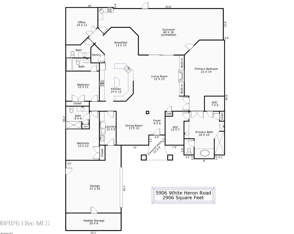 Photo of 5906 White Heron Road, Wilmington, NC 28412 (MLS # 100604655)