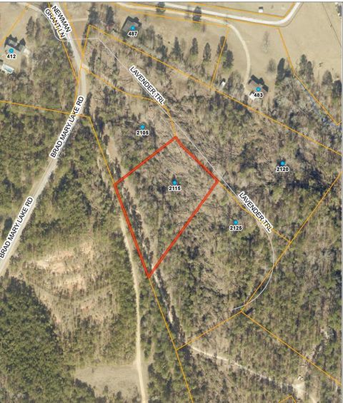 Vacant Land For Sale - 2125 Lavender Trail<br/> Harlem, GA 30814