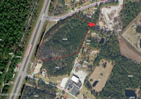 Vacant Land For Sale - 9.75 ACRES Wilmington Hwy Highway<br/> Holly Ridge, NC 28445