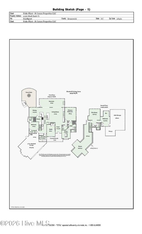 Tiny photo for 2556 Shellbark Court, Southport, NC 28461 (MLS # 100603554)
