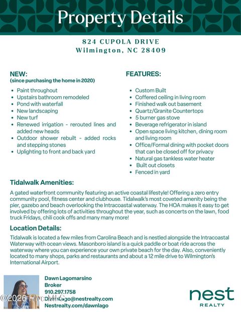 Tiny photo for 824 Cupola Drive, Wilmington, NC 28409 (MLS # 100559894)