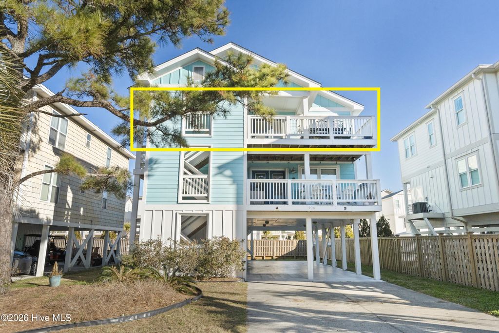 Photo of 206 Greenville Avenue #Unit A, Carolina Beach, NC 28428 (MLS # 100549941)