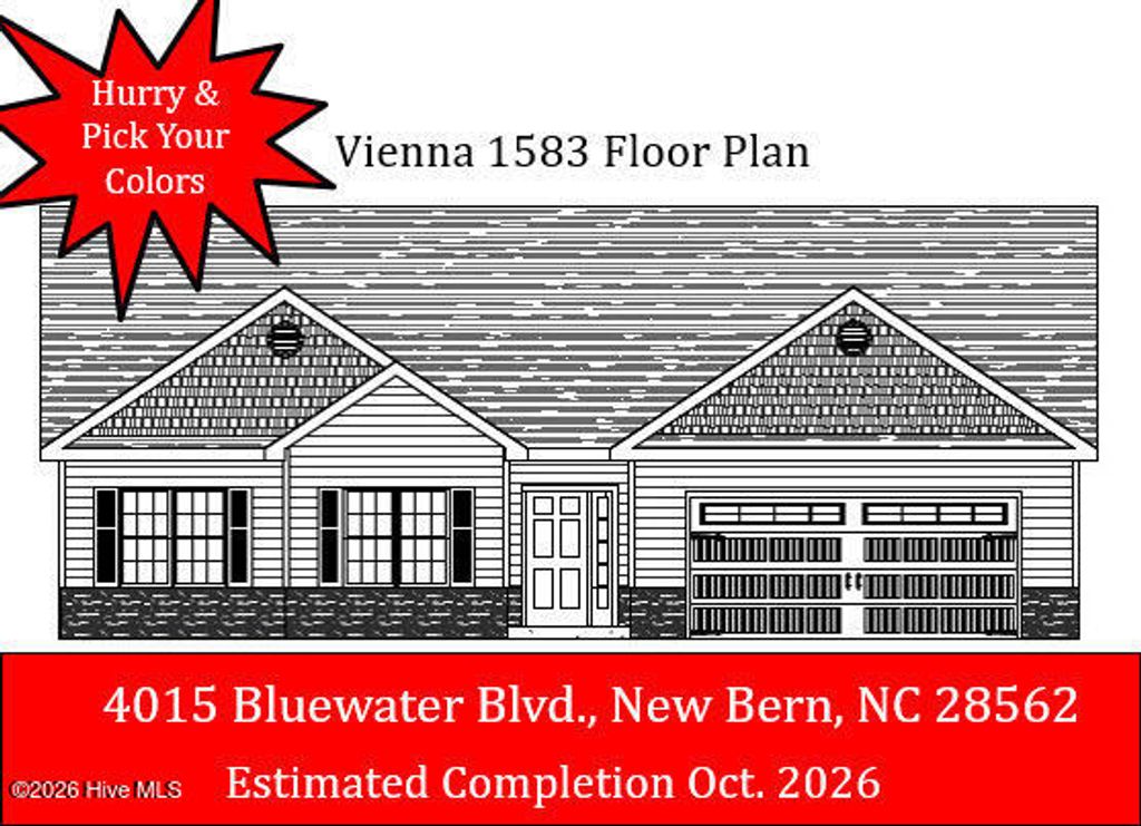 Photo of 4015 Bluewater Boulevard, New Bern, NC 28562 (MLS # 100566027)
