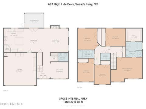 Tiny photo for 624 High Tide Drive, Sneads Ferry, NC 28460 (MLS # 100597762)