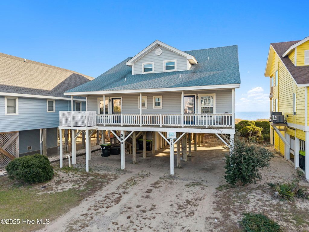 Photo of 599 Ocean Boulevard W, Holden Beach, NC 28462 (MLS # 100540737)