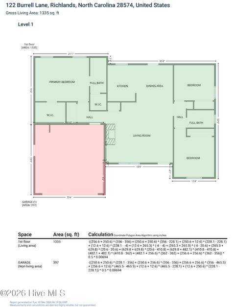 Tiny photo for 122 Burrell Lane, Richlands, NC 28574 (MLS # 100560260)