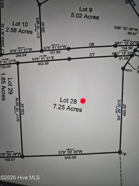 Vacant Land For Sale - LOT 28 Stuarts Mill Road<br/> Fairmont, NC 28340