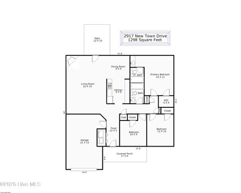 Tiny photo for 2917 New Town Drive, Wilmington, NC 28405 (MLS # 100554525)