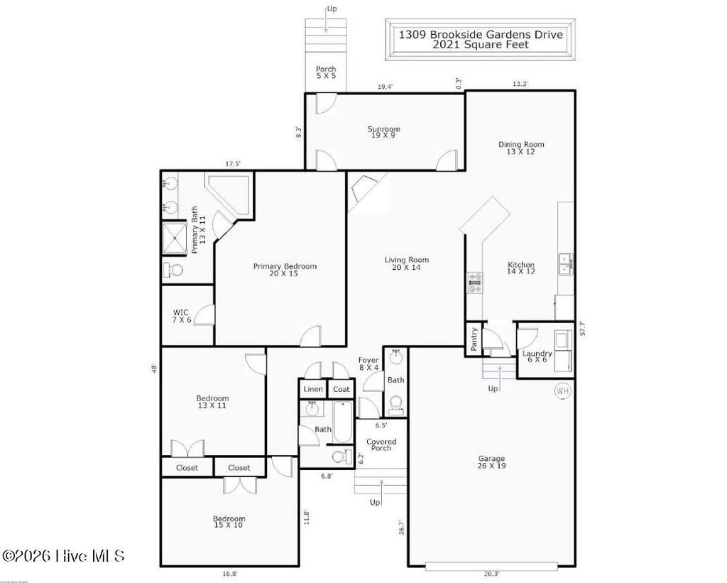 Photo of 1309 Brookside Gardens Drive, Wilmington, NC 28411 (MLS # 100587980)