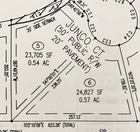 Vacant Land For Sale - LOT 6 Junco Court<br/> New Bern, NC 28562