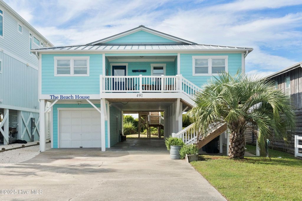 Photo of 491 Ocean Boulevard W, Holden Beach, NC 28462 (MLS # 100526727)