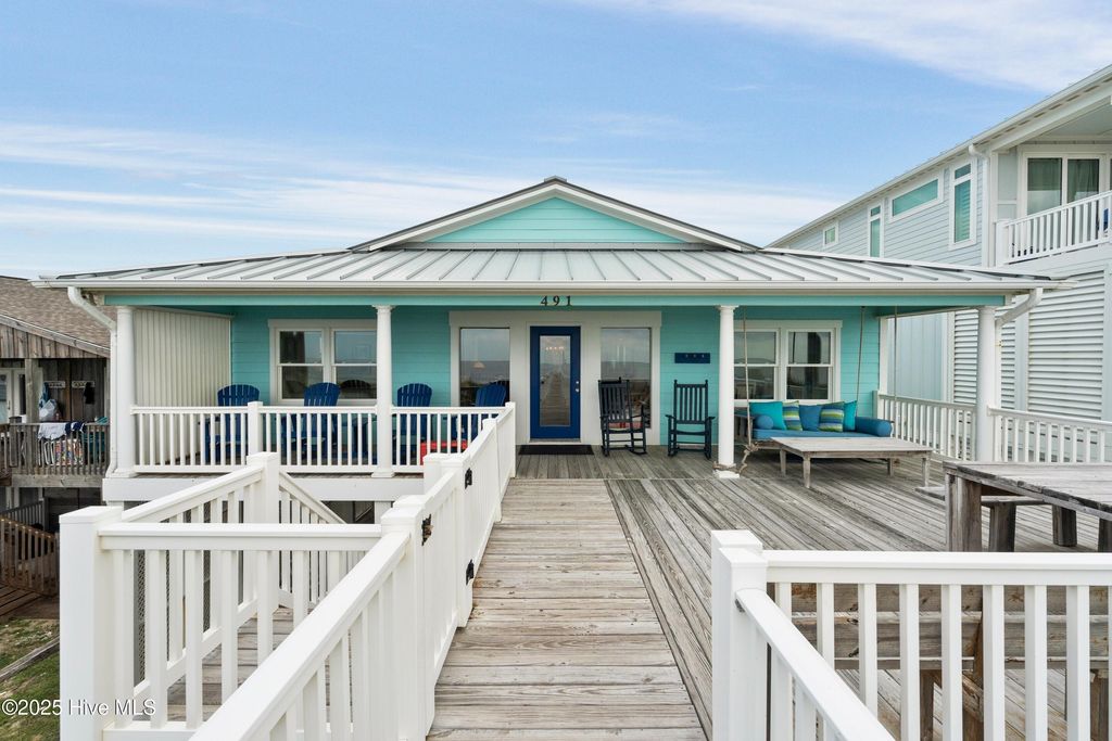 Photo of 491 Ocean Boulevard W, Holden Beach, NC 28462 (MLS # 100526727)