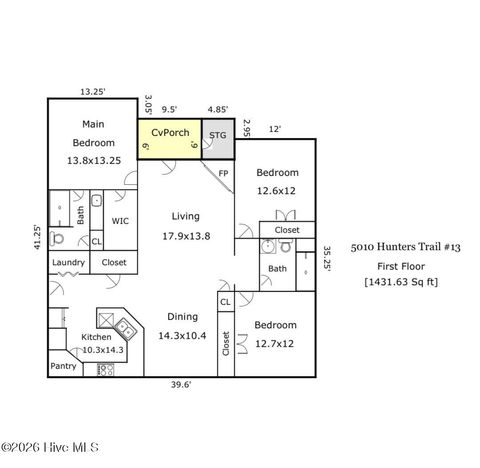 Tiny photo for 5010 Hunters Trail #Unit 13, Wilmington, NC 28405 (MLS # 100562218)