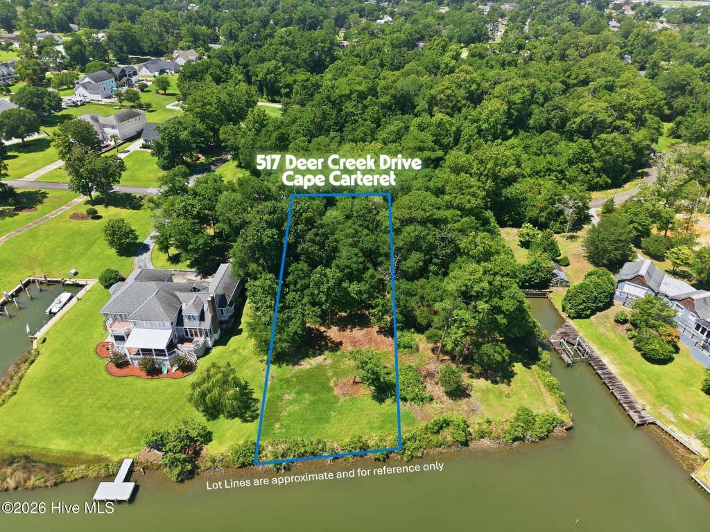 Photo of 517 Deer Creek Drive, Cape Carteret, NC 28584 (MLS # 100594775)