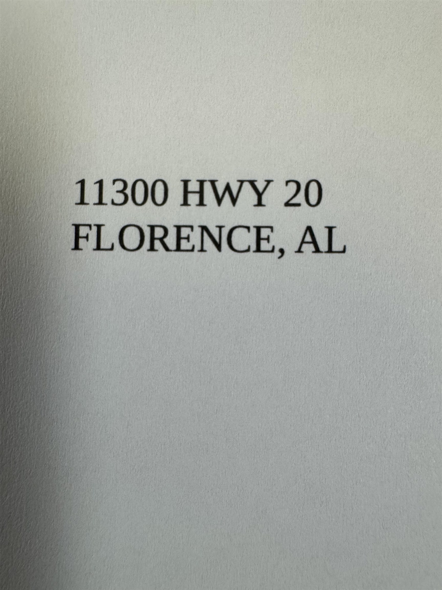 11300 Hwy 20