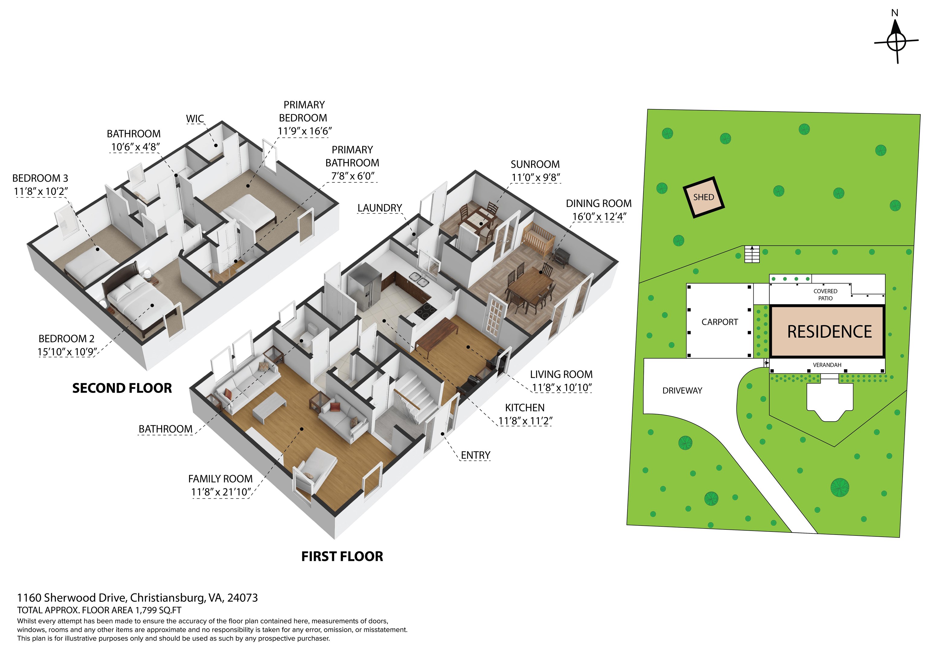 Christiansburg, Virginia 24073, United States, 3 Bedrooms Bedrooms, ,3 BathroomsBathrooms,Residential,Pending,195789