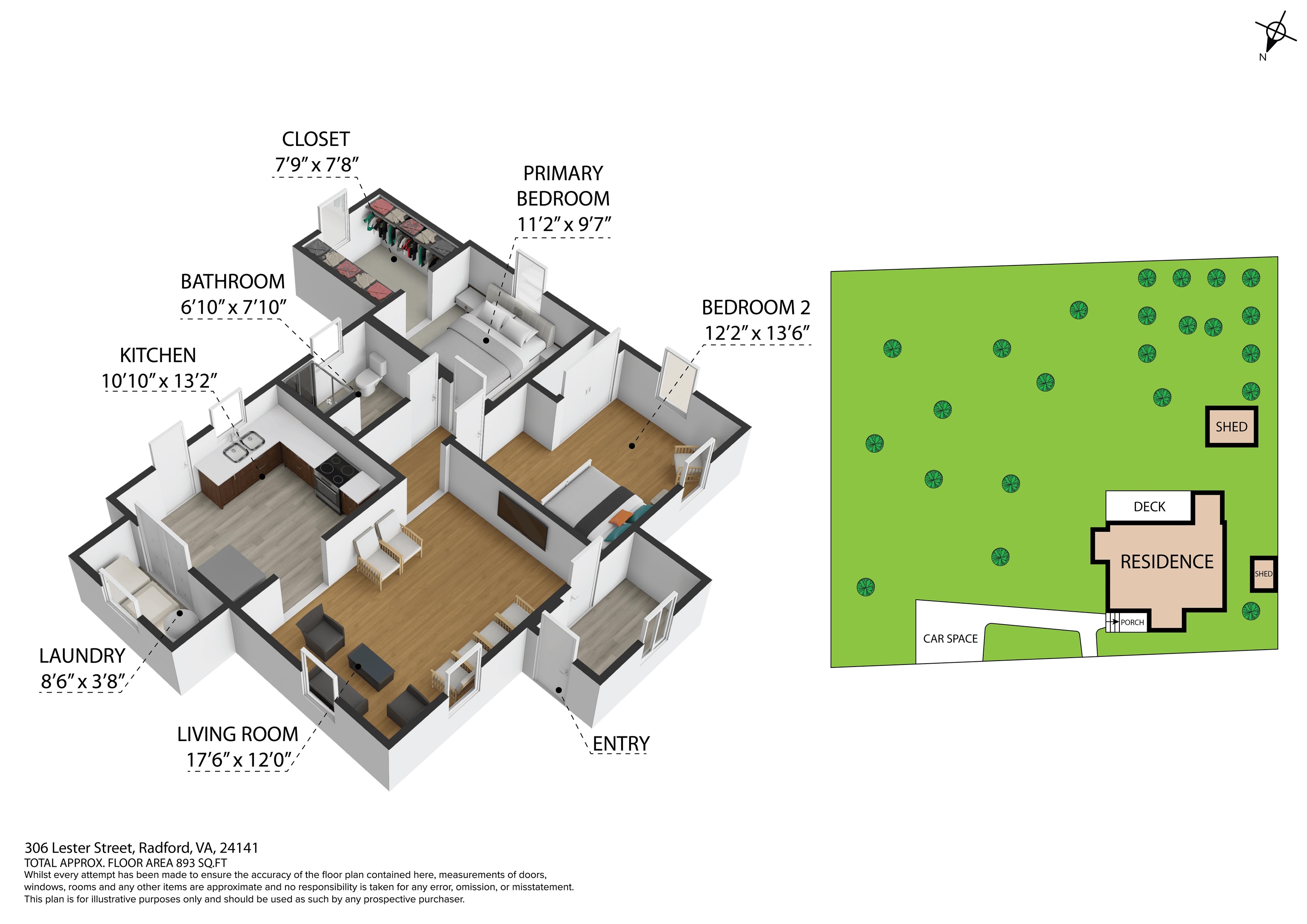 Radford, Virginia 24141, United States, 2 Bedrooms Bedrooms, ,1 BathroomBathrooms,Residential,Active,223716
