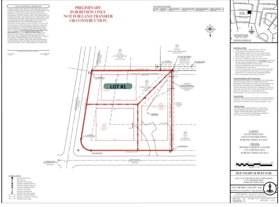 Photo 1 of 1 — Lot #1 1337 Cardinal Way, Bowling Green, KY 42103