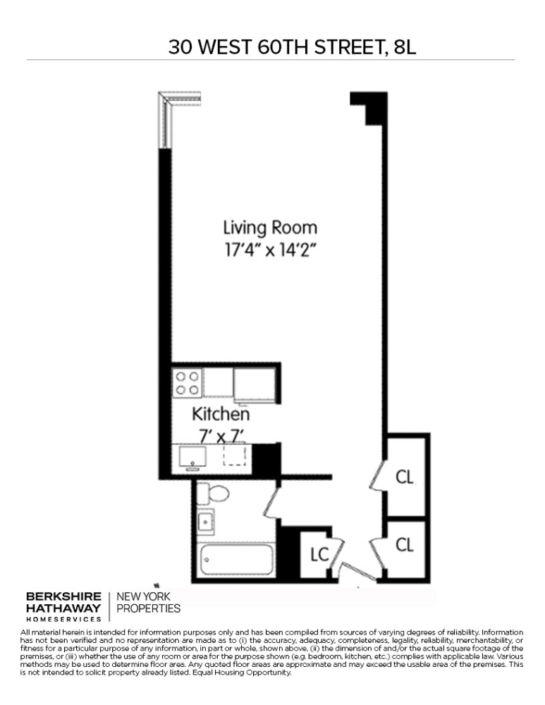 New York City, New York 10023, United States, ,1 BathroomBathrooms,Residential,Pending,63163