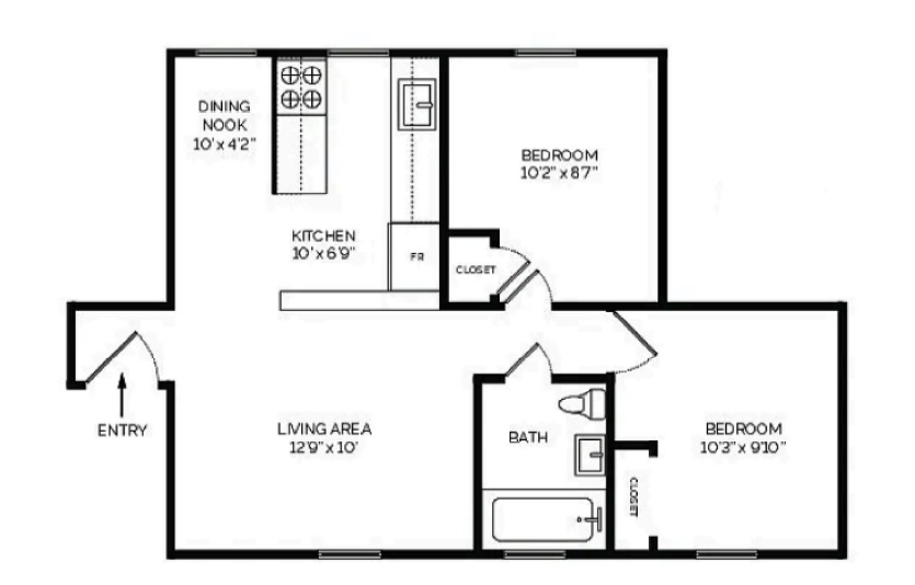 New York City, New York 11105, United States, 2 Bedrooms Bedrooms, ,1 BathroomBathrooms,Residential,Active,56049