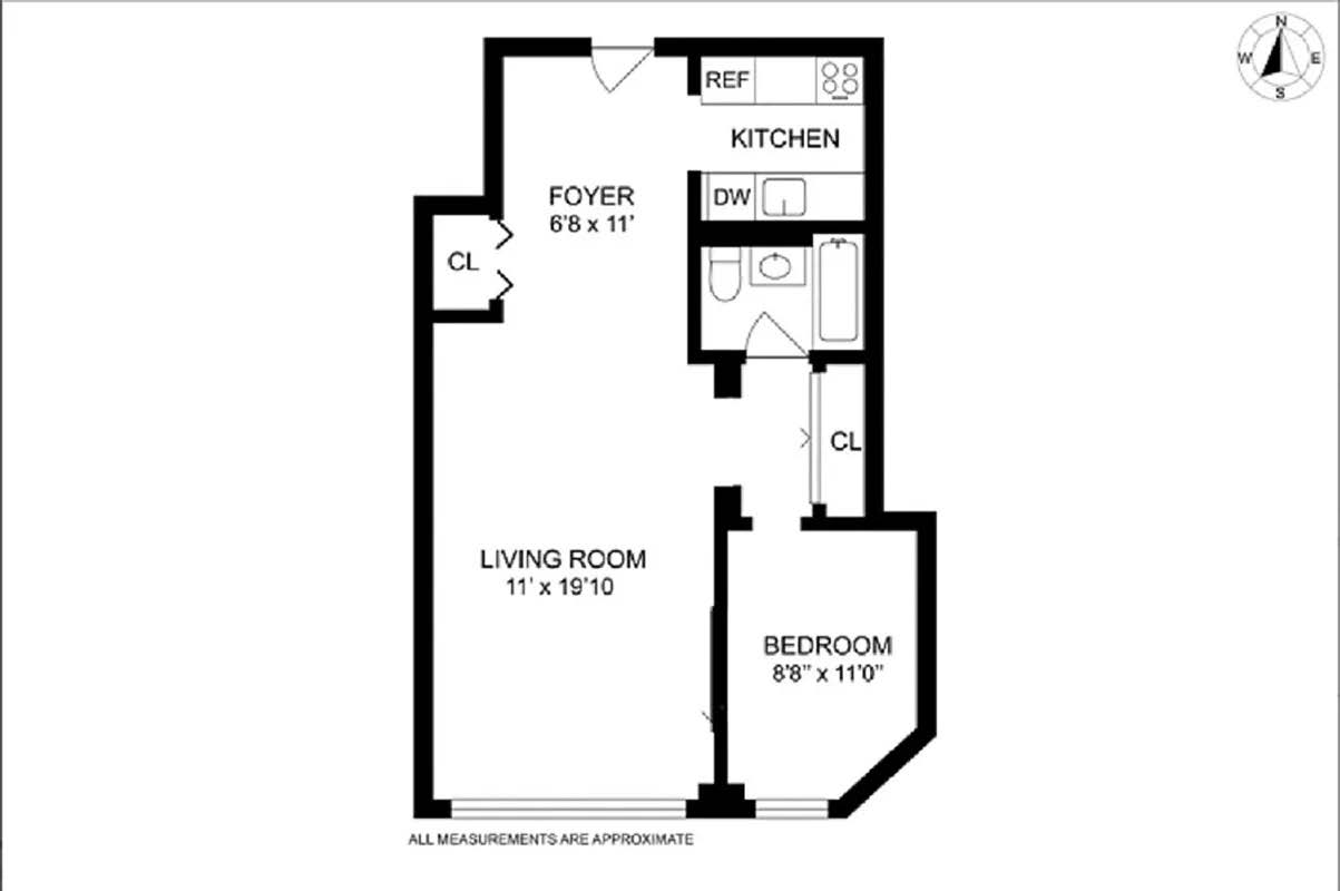 New York City, New York 10003, United States, 1 Bedroom Bedrooms, ,1 BathroomBathrooms,Residential,Active,24240
