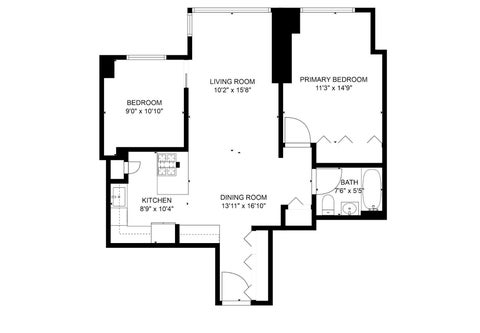 Photo of 4-74 48th Avenue #7-E, Queens, NY 11109 (MLS # RLS20088020)