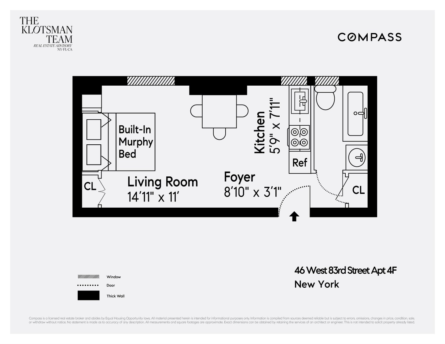 Apartment, 33 m²