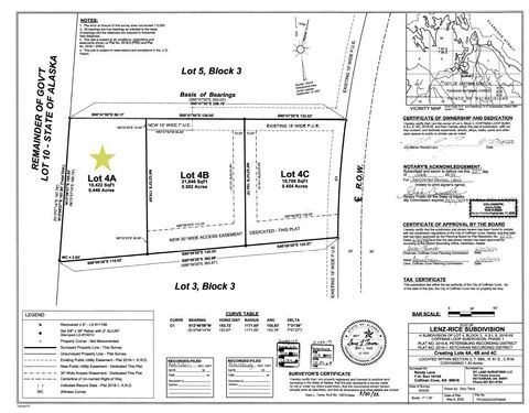 Photo of Legal Address Only #Lot4a Block 3 Lenz-R, Coffman Cove, AK 99918 (MLS # 260231)