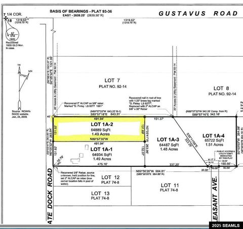 Photo of NHN Legal Address Only #Lot 1A2 Plat 2009-21, Gustavus, AK 99826 (MLS # 25288)