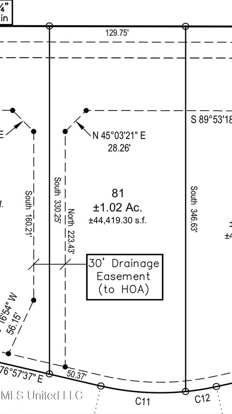 Vacant Land For Sale - 125 Leslie Drive<br/> Flowood, MS 39232
