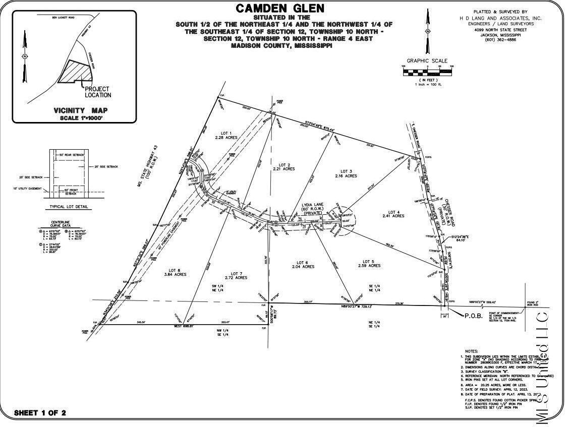 103 Lydia (lot 4) Lane, Canton, Mississippi image 1