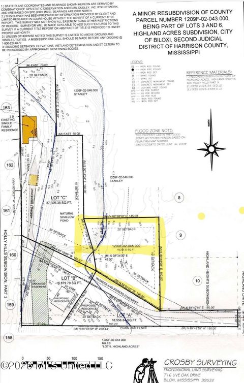 Vacant Land For Sale - 749 Black Ledge Lane<br/> Biloxi, MS 39532