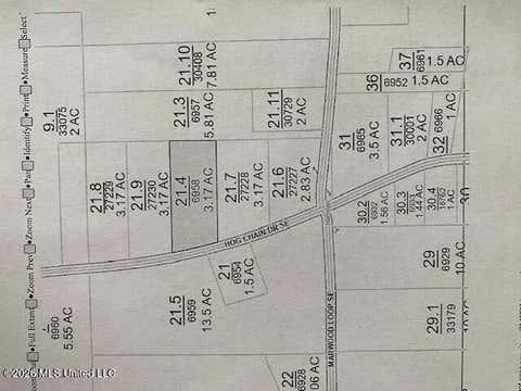 Vacant Land For Sale - Hog Chain Drive<br/> Bogue Chitto, MS 39629