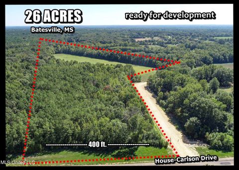 Vacant Land For Sale - 26TBD House-carlson Drive<br/> Panola County, Batesville, MS 38606