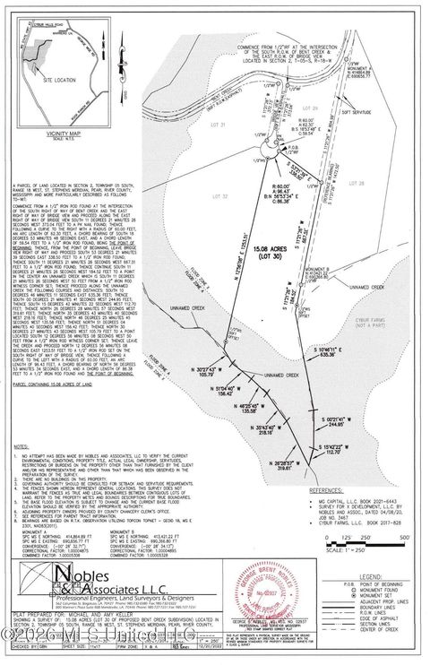 Vacant Land For Sale - 30 Bridge View<br/> Carriere, MS 39466