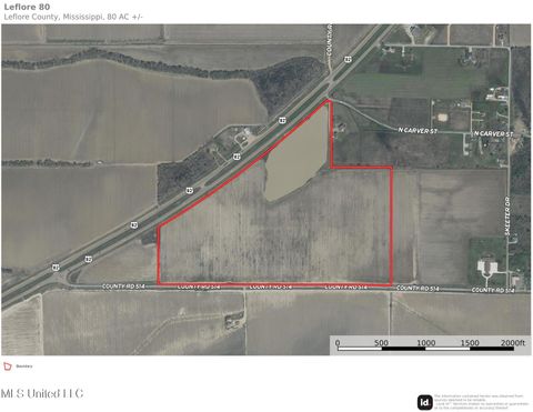 Vacant Land For Sale - Highway 82<br/> Leflore County, Itta Bena, MS 38941